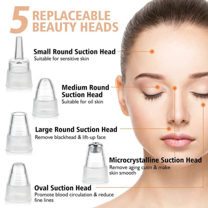 Electric Blackhead Remover, Vacuum Acne Cleaner Removal Device